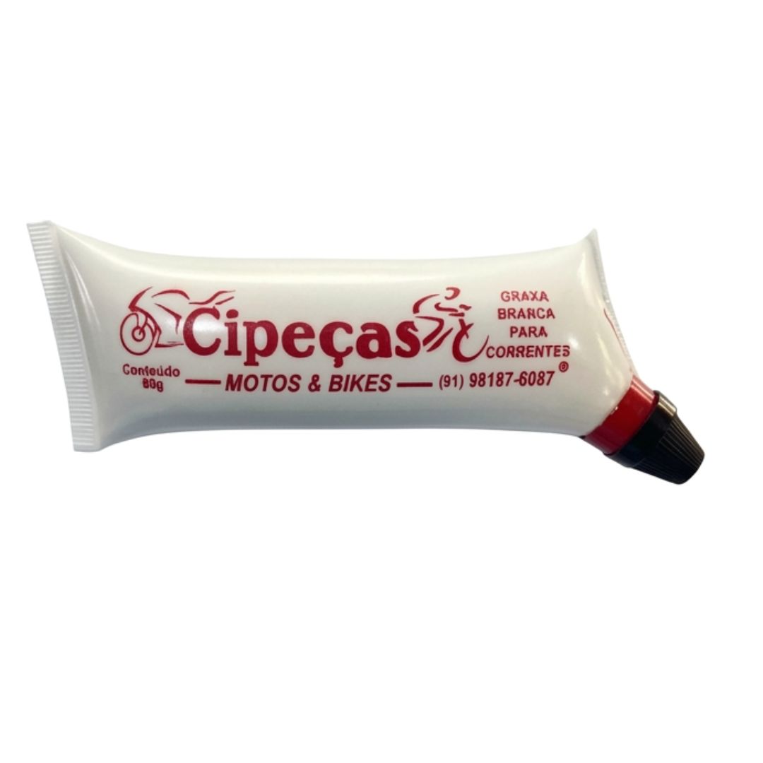 Graxa Branca para Correntes Cipeças – Motos & Bikes 80g