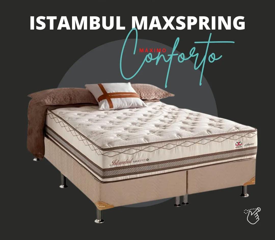 Cama Herval Istambul  158 cm x 198 cm x 33 cm