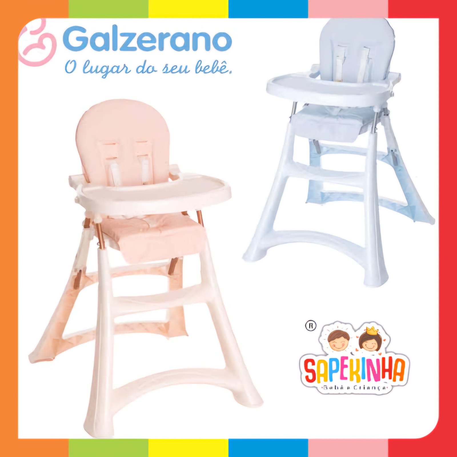 Cadeira de Alimentação Galzerano – Conforto e Praticidade para a Introdução Alimentar 🍼✨