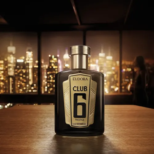 Eau de Parfum Masculino Club 6 Prestige Eudora 95ml