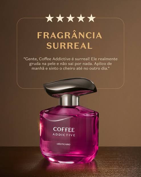 Desodorante Colônia Coffee Woman Addictive O Boticário 100ml