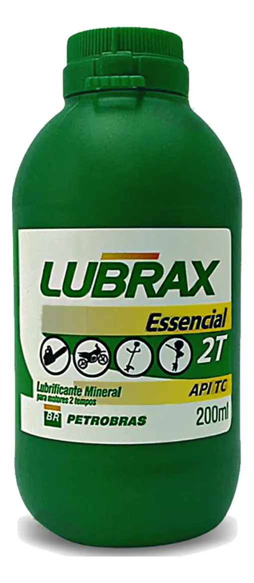 Óleo 2 Tempos - Lubrax - Essencial 2T - Api Tc - Mineral 200ML