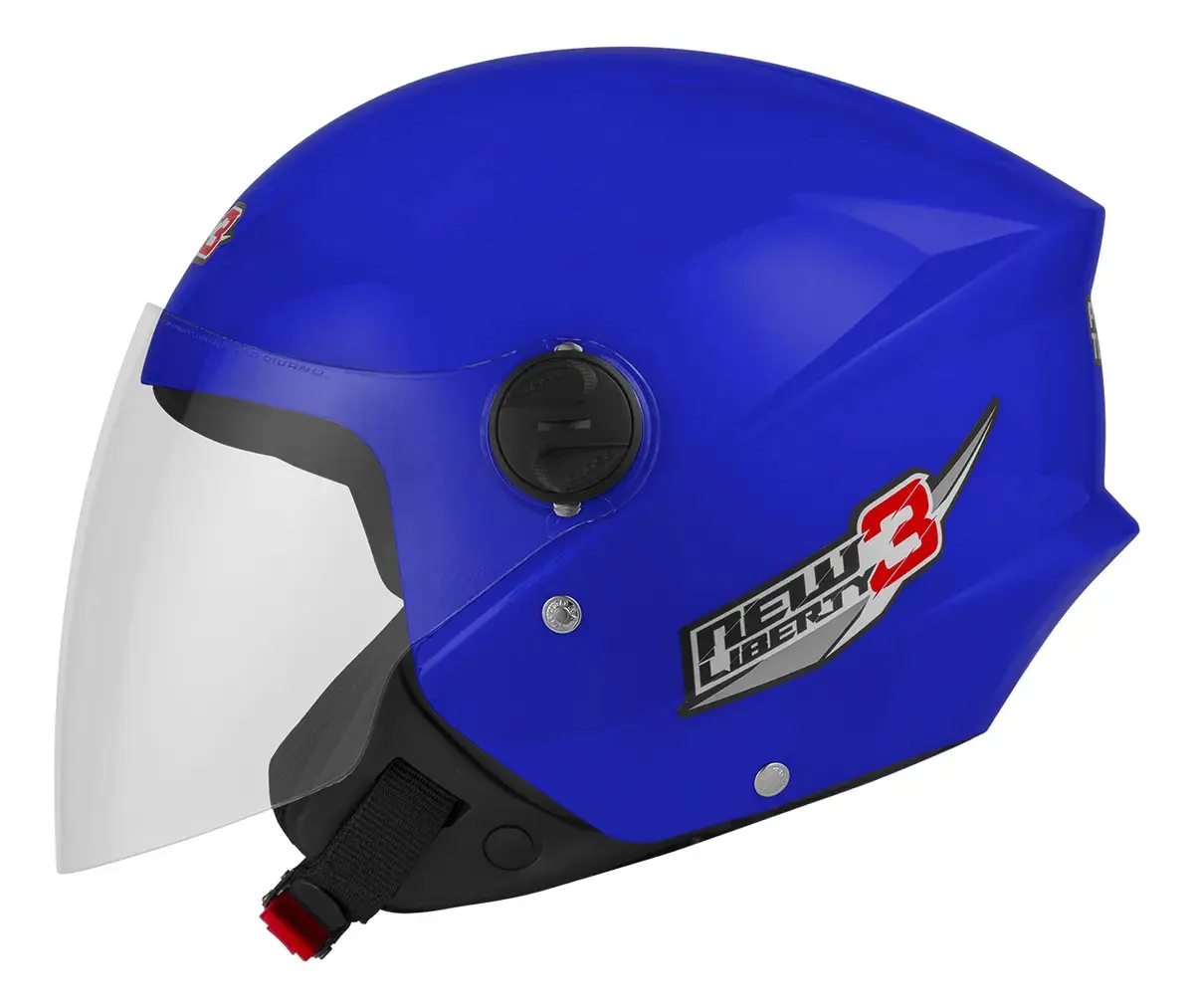 Capacete Para Moto Aberto Pro Tork New Liberty Three Desenho Solid