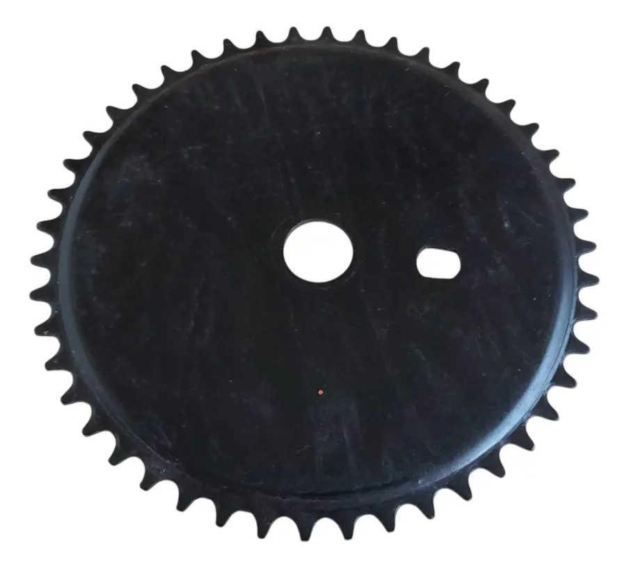 Roda Dentada Preta Coroa Aço AMR 46d Fechada Bike