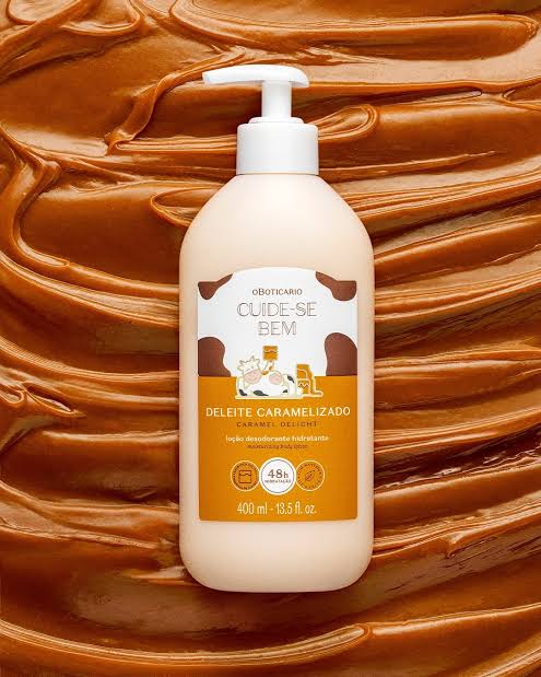 Hidratante Corporal Cuide-se Bem Deleite Caramelizado O Boticário 400ml
