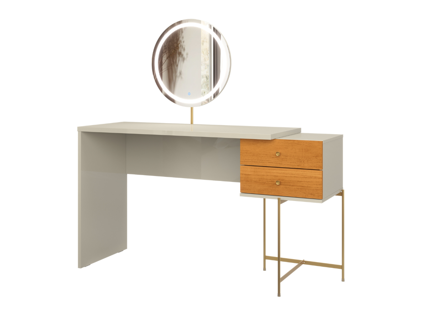 PENTEADEIRA PATRIMAR CAMARIM EVORA OFF WHITE/CINAMOMO