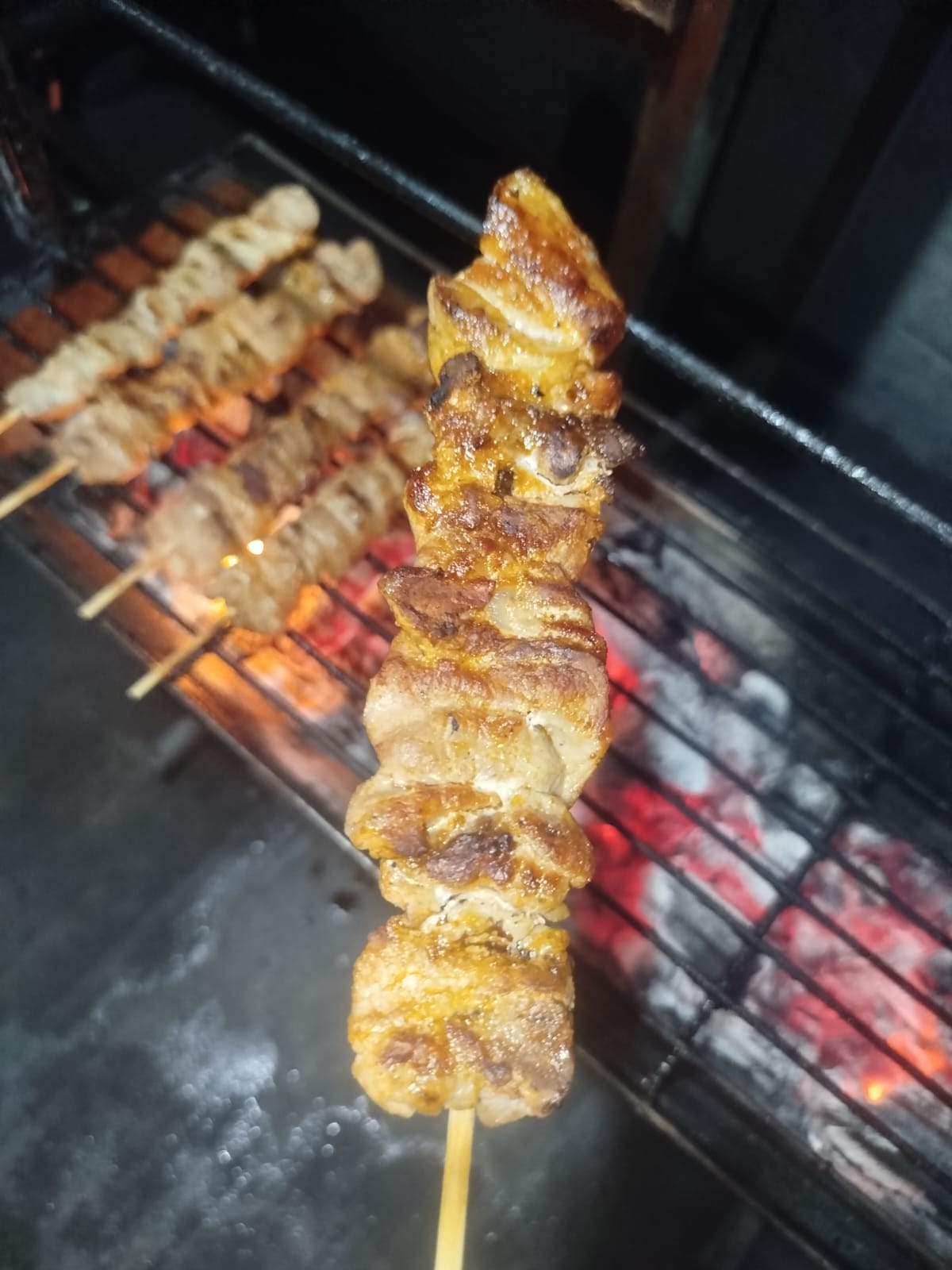 Espetinho de Porco Saboroso 