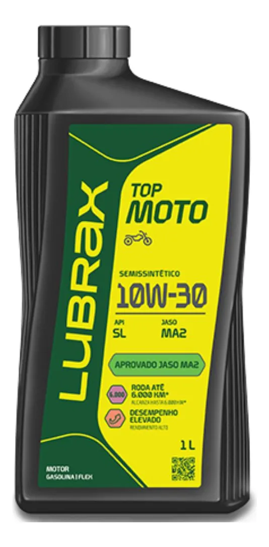 OLEO 10W30 LUBRAX SEMISINTETICO 1LT