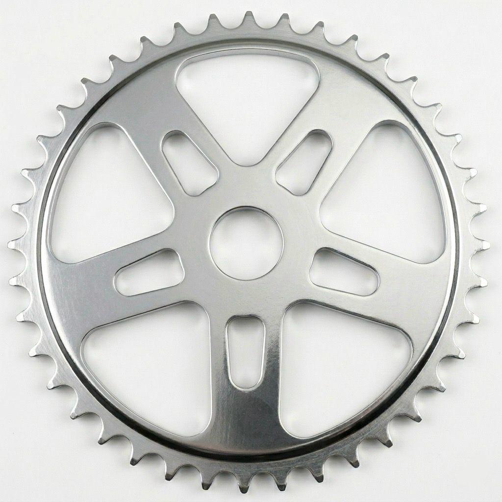 Roda Dentada Cromada Coroa Aço 46d Bike