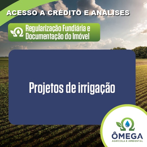 Projetos de irrigação