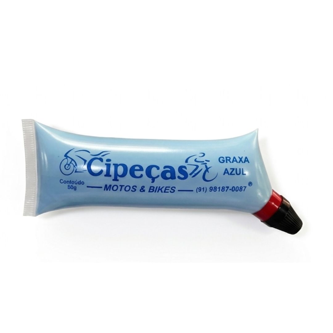 Graxa Azul p/ Alta Rotação (Roçadeira) Cipeças – Motos & Bikes 80g