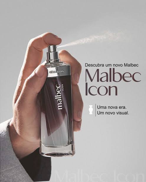 Desodorante Colônia Malbec Icon O Boticário Lançamento 100ml