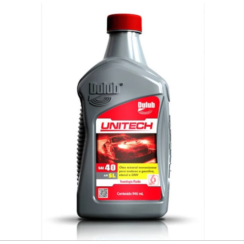 Óleo de Motor Dulub Unitech SAE 40 946 ML Mineral Api SL