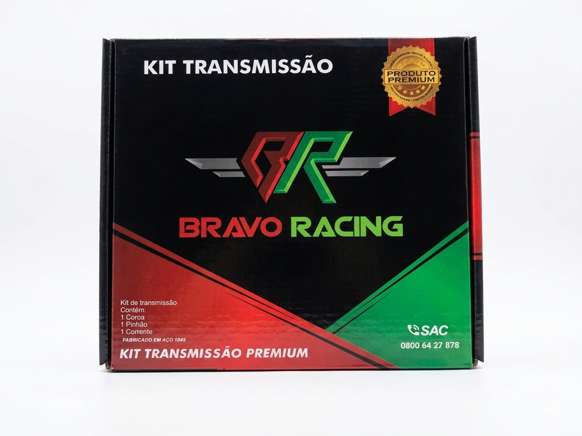 Kit Relação Transmissão Pop 100 2007-2015