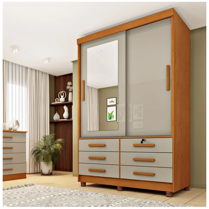 GUARDA ROUPA TCIL 2PTS CHICAGO C/ ESP E