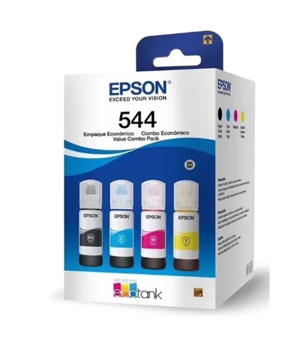 Refil de tinta Epson Para T544 L3110 L3150 L3210 L3250 L5195 