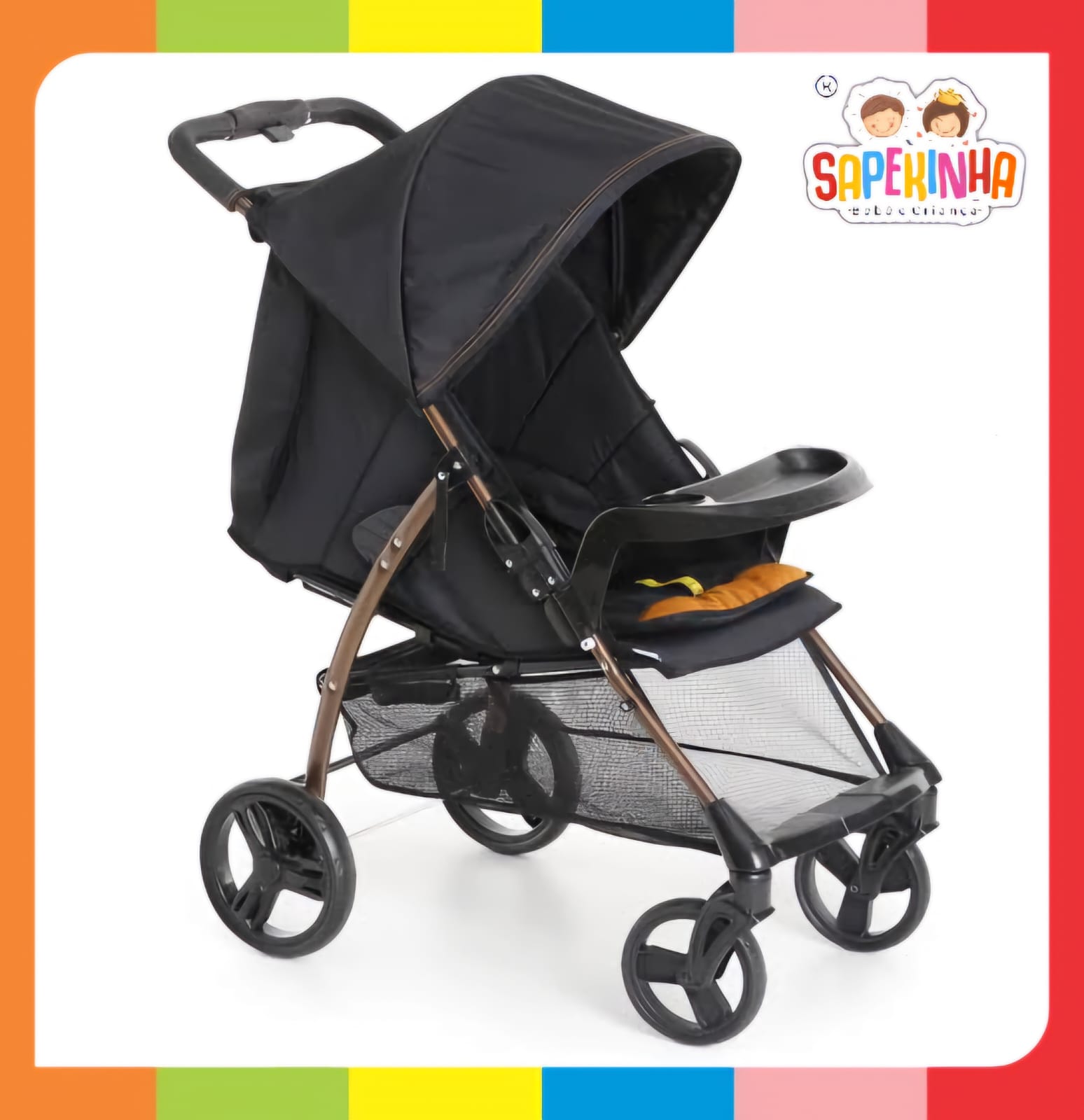 Conheça nosso Carrinho de Passeio Completo! 🛒✨