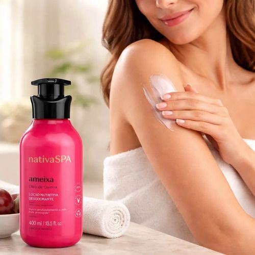 Loção Hidratante Corporal Nativa SPA Ameixa O Boticário 400ml
