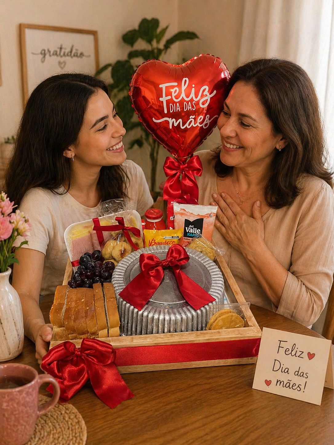 Cesta de Café da Manhã Premium Completa para Celebrações Especiais