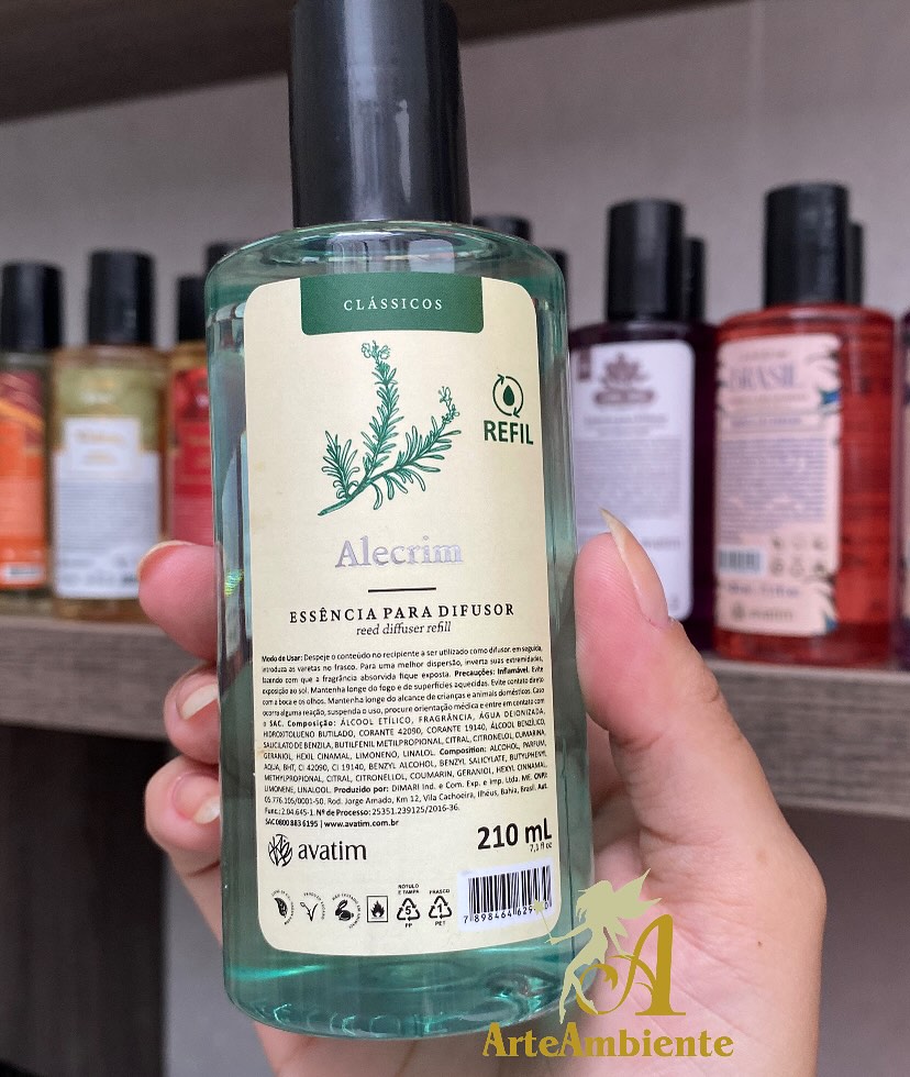 Essência para Difusor Alecrim 210ml