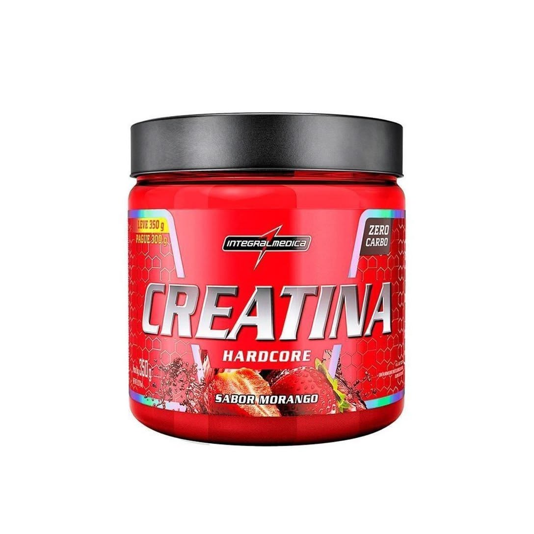 CREATINA INTEGRALMEDICA 350G - SABORIZADA MORANGO - ZERO CARBO